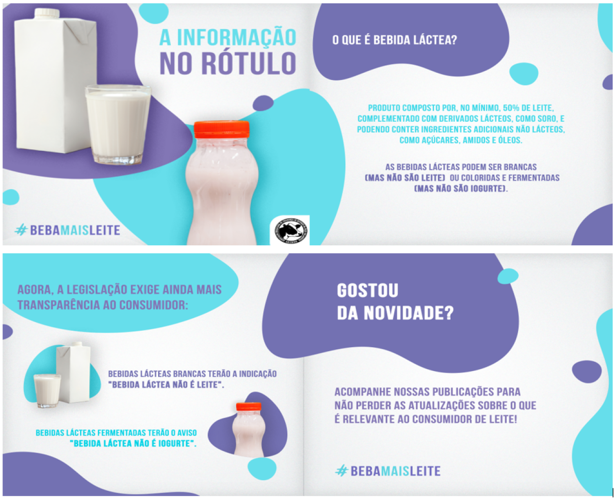 A INFORMAÇÃO NO RÓTULO (Bebida Láctea)