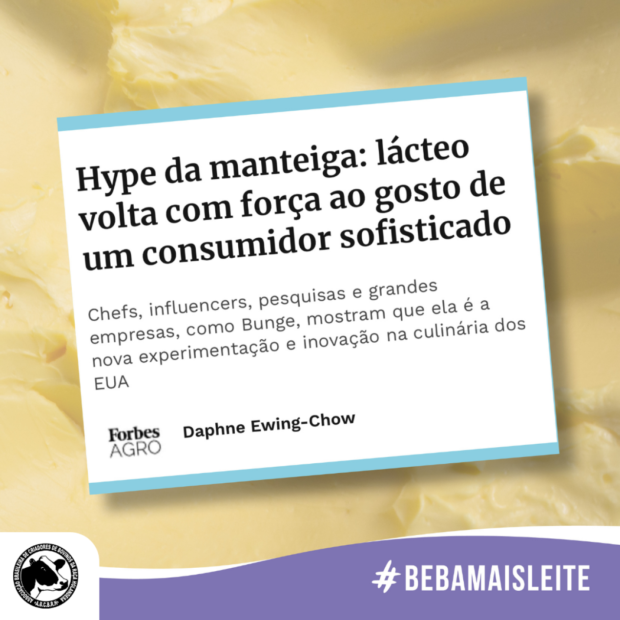MANTEIGA INOVAÇÃO CULINÁRIA.