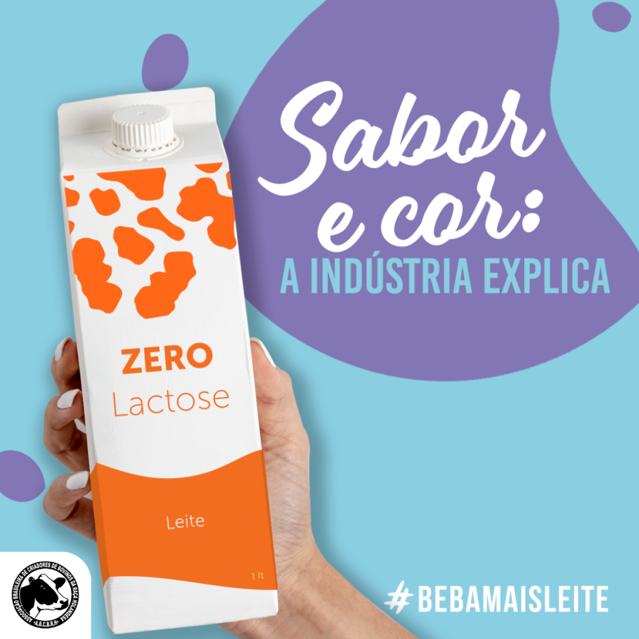 SABOR E COR DO LEITE ZERO LACTOSE